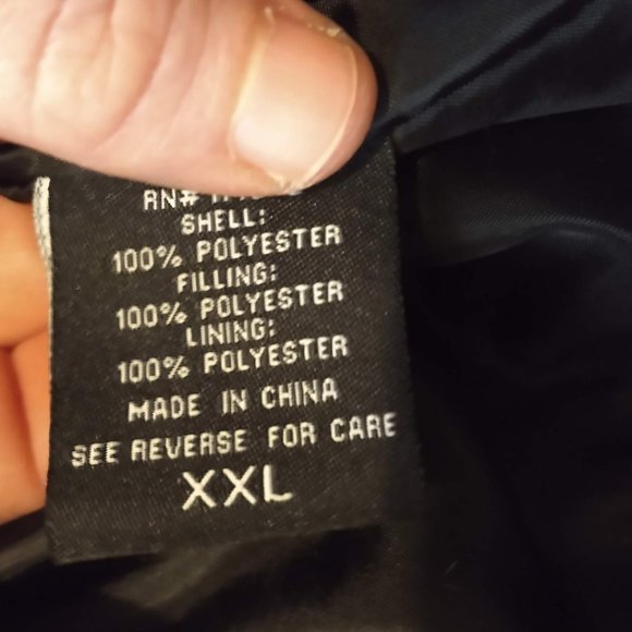 NEW with tags NWT Macy's JouJou black soft velvety Puffer coat 1X/Junior… - Picture 6 of 6